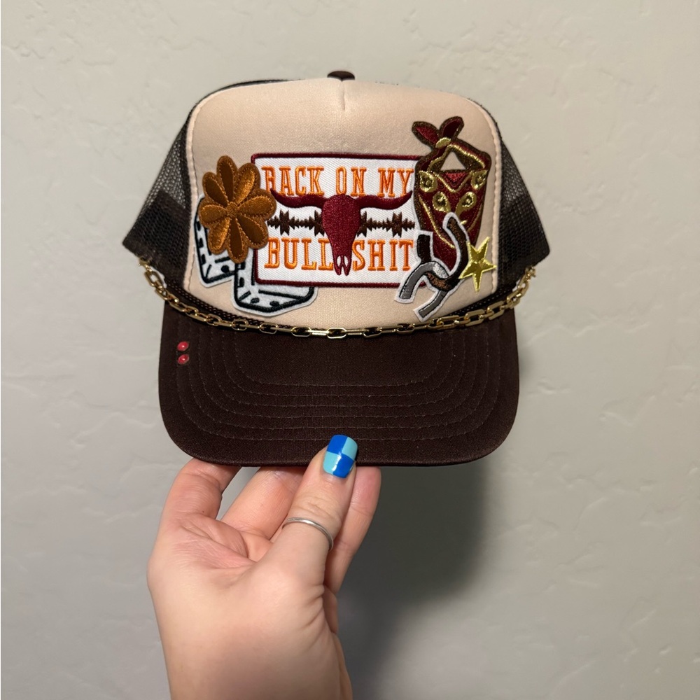 Custom Patch Trucker Hat - Back on my Bullshit